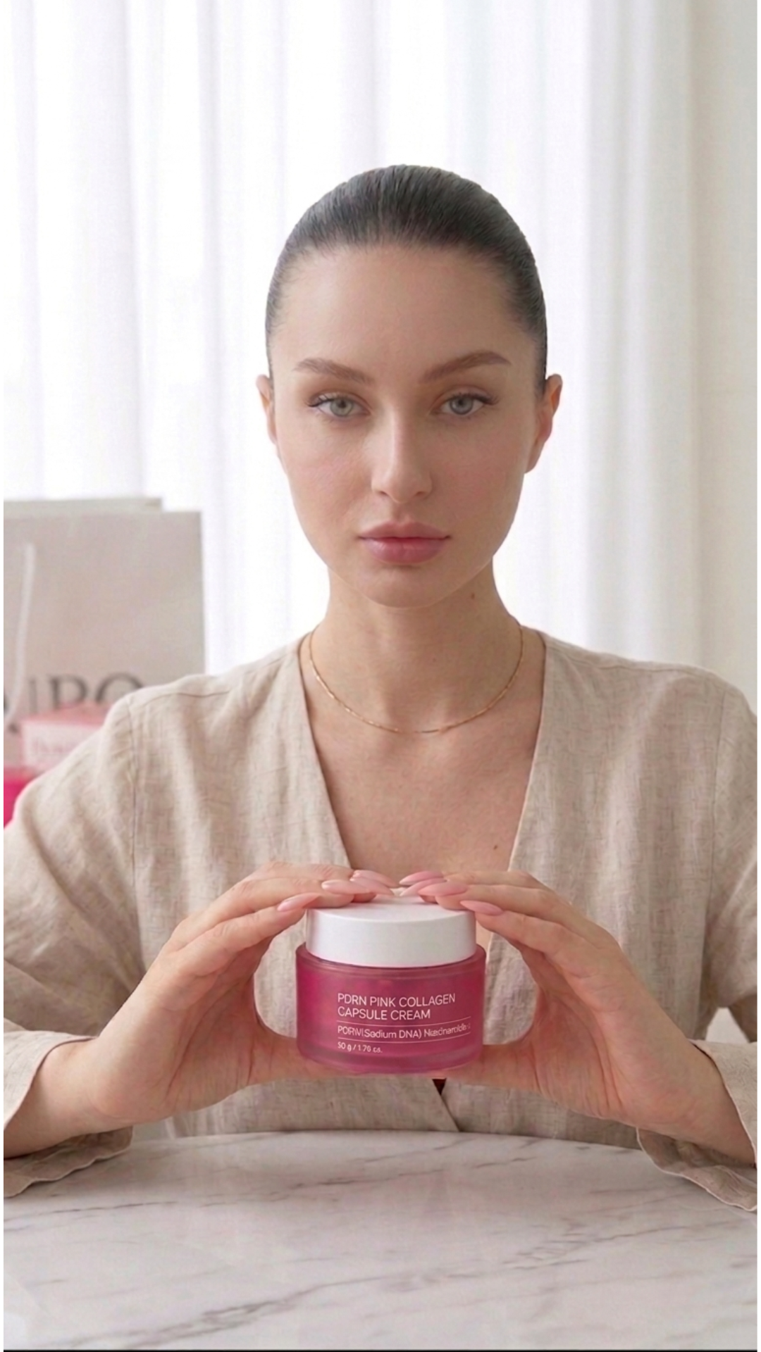 Kit 3 collagen Capsule Cream + Beauty Bag