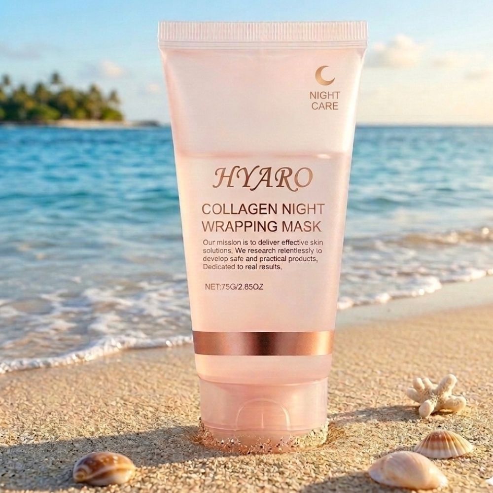 Hyaro Maschera viso notte collagene