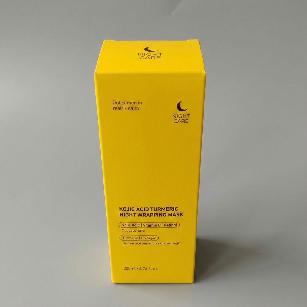 Maschera viso notte Hyaro curcuma