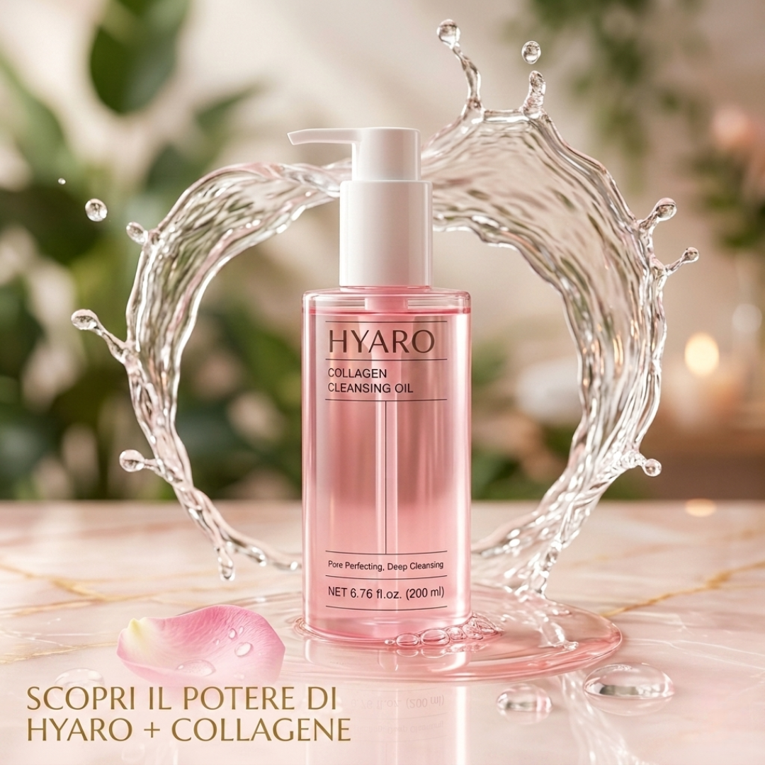 Miglior Olio Detergente Viso 2026: Collagen Cleansing Oil Hyaro