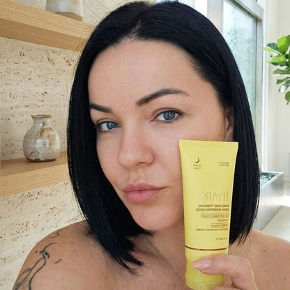 Maschera viso notte Hyaro curcuma